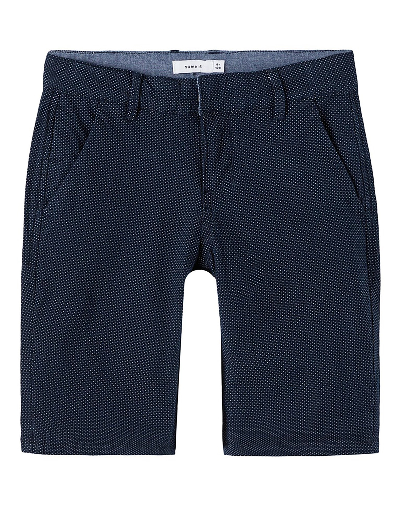 Twill-Shorts NKMRYAN - DOTS in dark sapphire