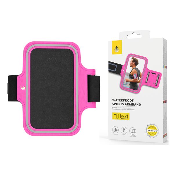 One Plus Bolsa para o Braço Desportiva para Xiaomi Redmi Note Pro 12 5G Impermeável One Plus J0507 Rosa - 8434010404725