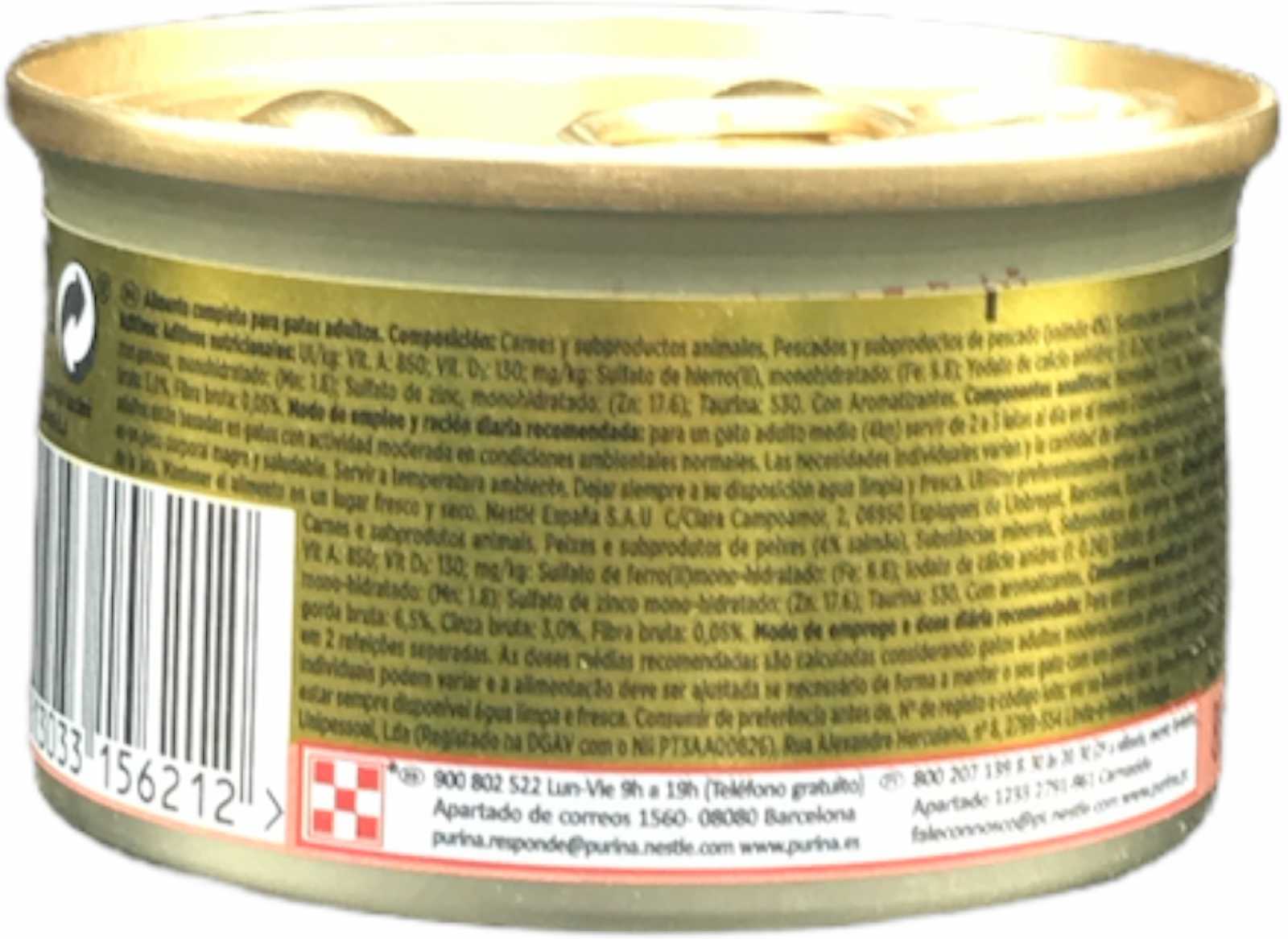 Ração úmida Purina 85g Salmão
