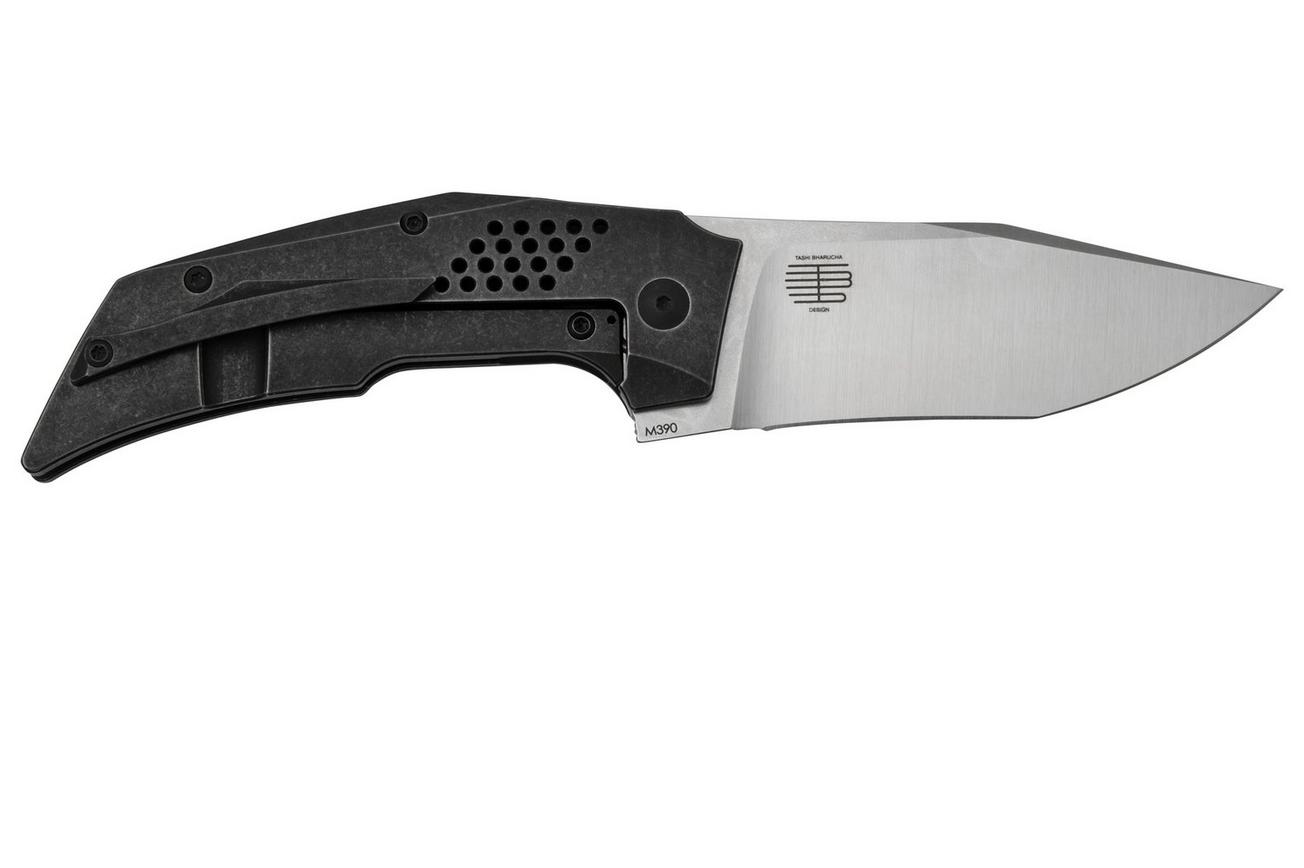 Reate T3500 Black Stonewashed Brass Titanium zakmes, Tashi Bharucha design