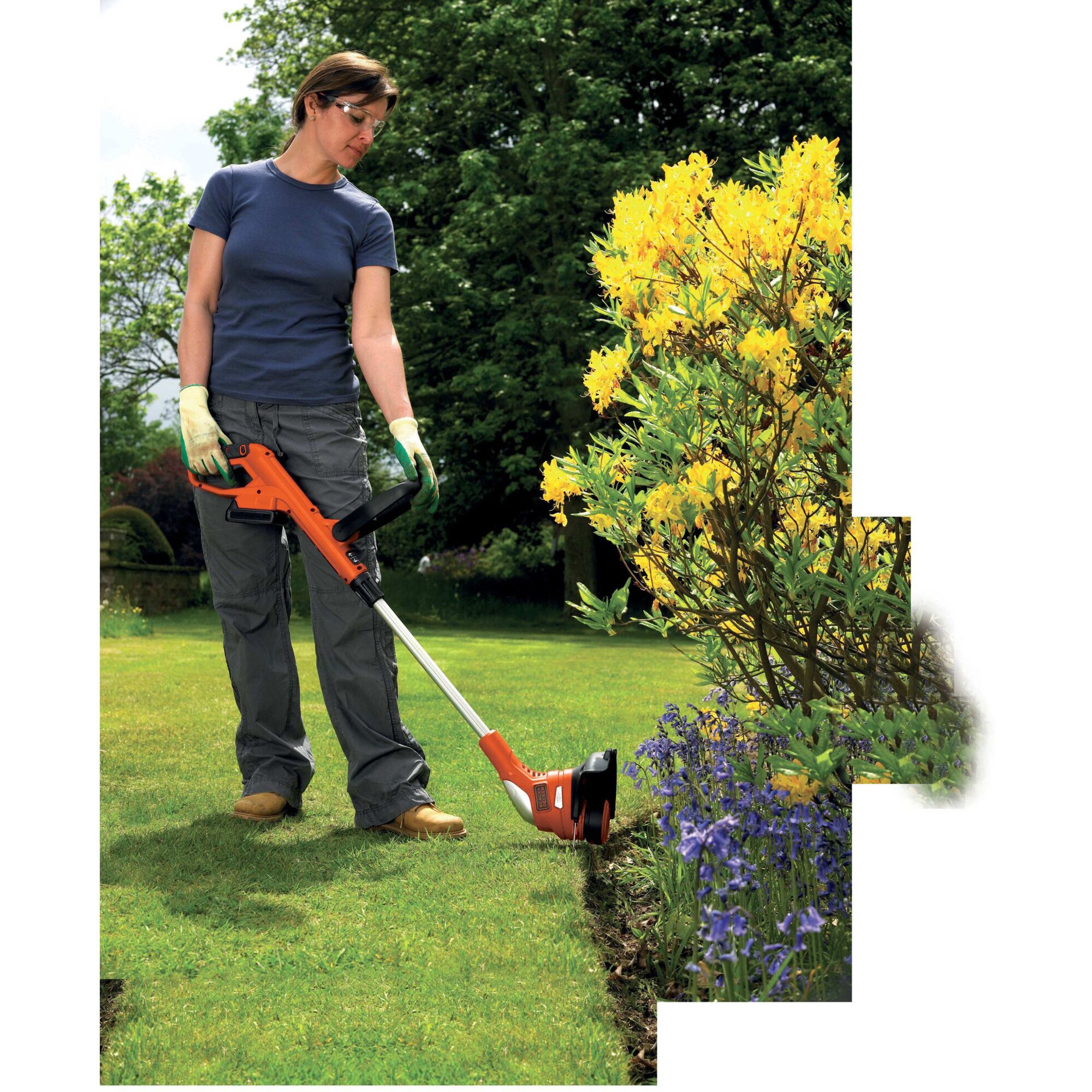 BLACK+DECKER Rasentrimmer Akku-Rasentrimmer GLC1823L20, 18Volt