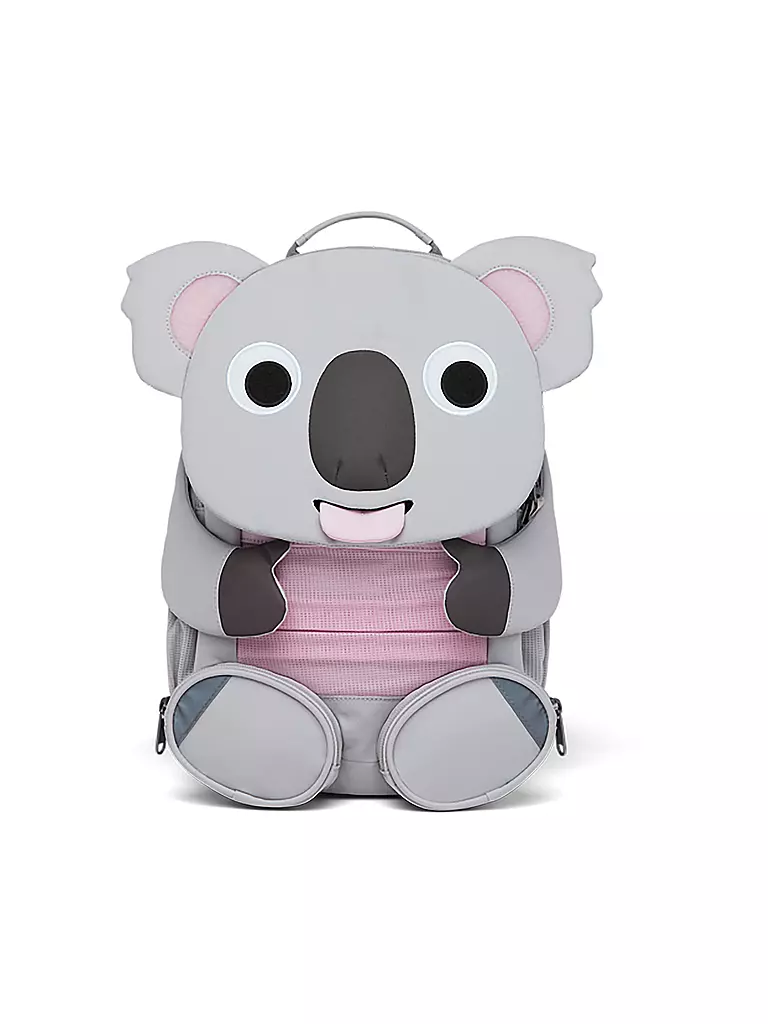 AFFENZAHN Kinder Rucksack Große Freunde - Koala grau