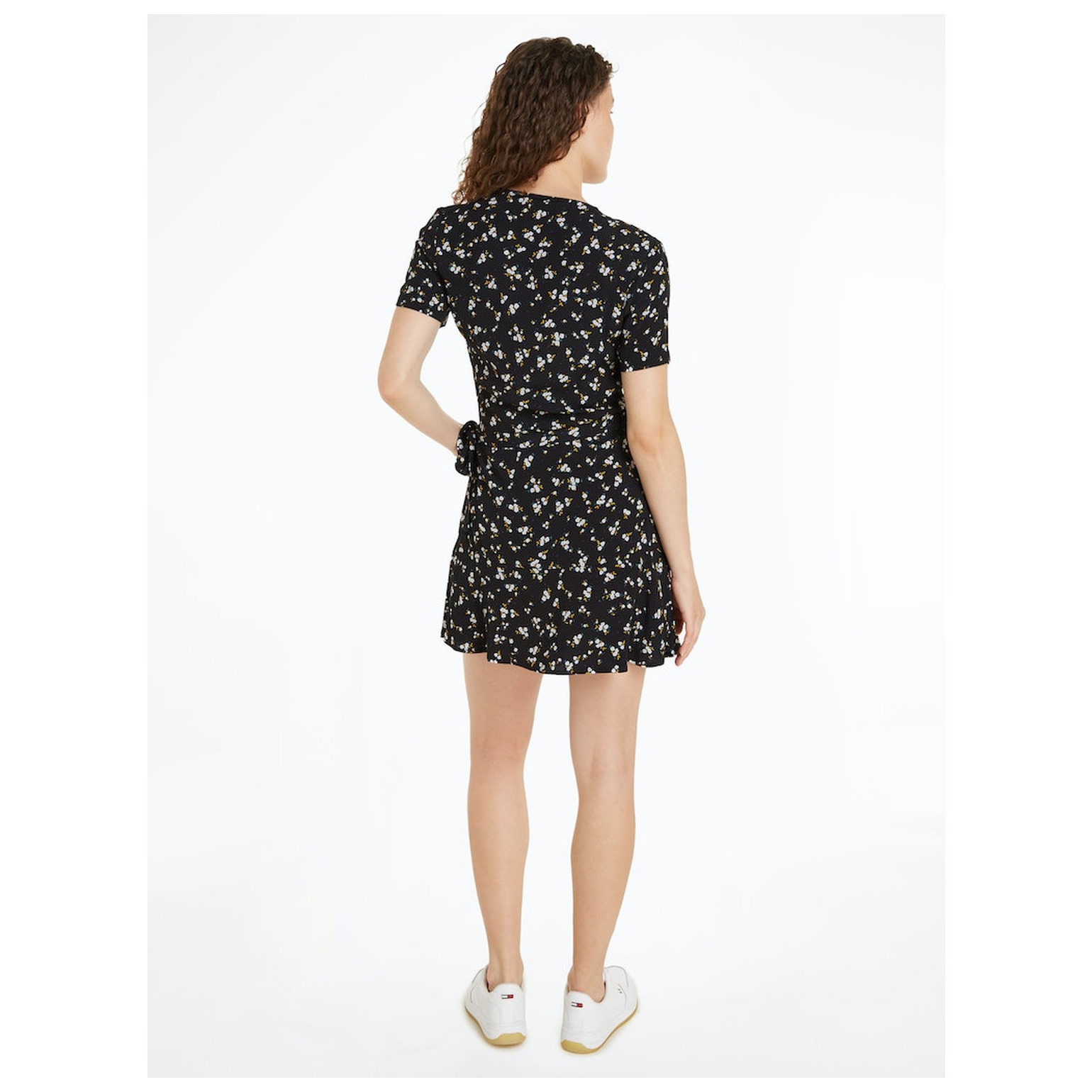 Tommy Jeans TJW FLORAL RUFFLE WRAP DRESS
