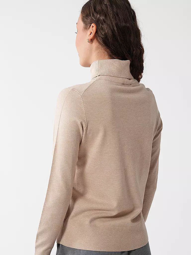 S.OLIVER Rollkragenpullover  beige