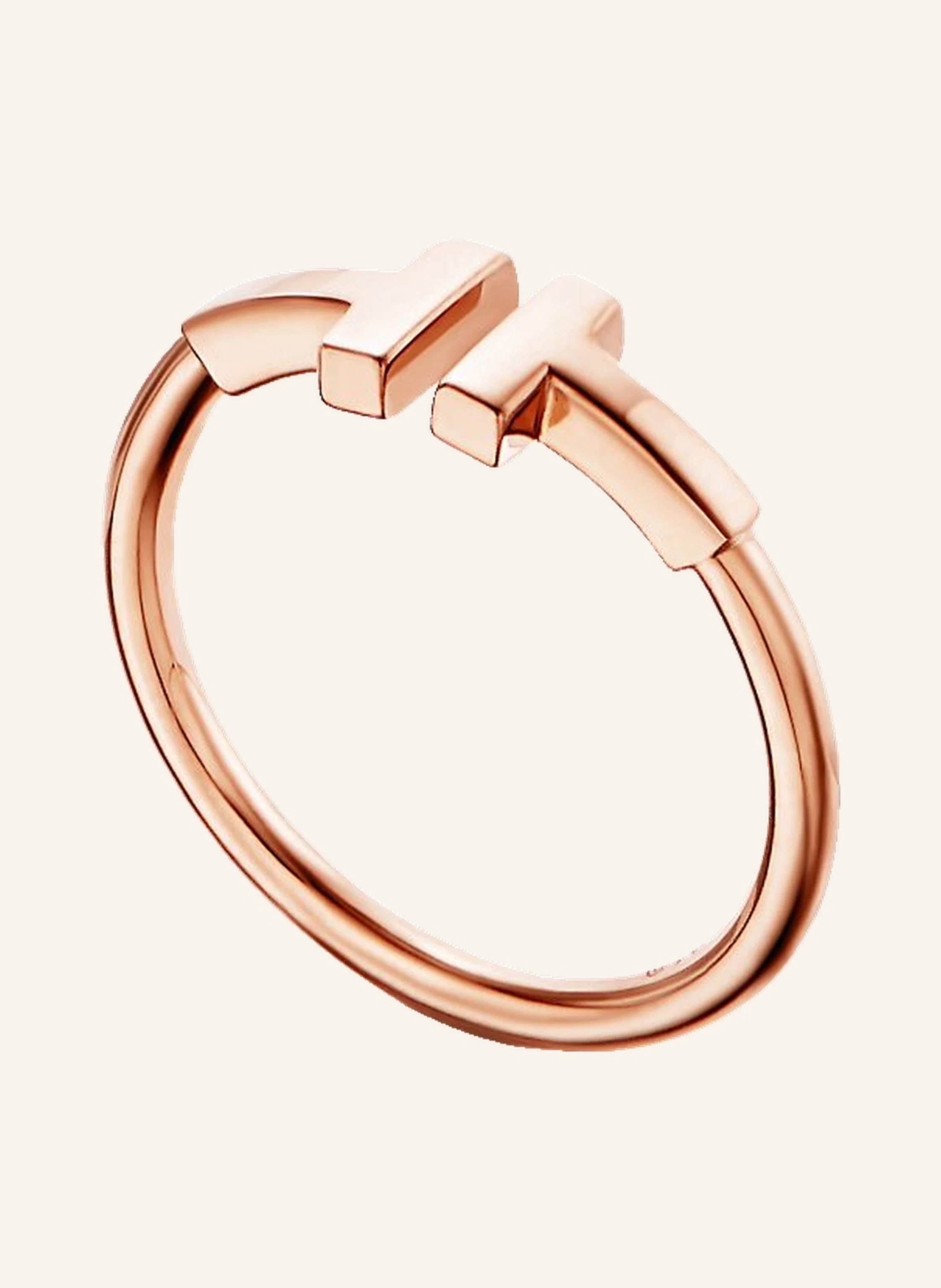 TIFFANY & Co. Tiffany T Wire RING aus 18 Karat Roségold