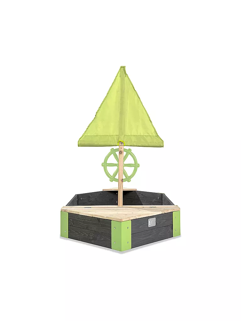 EXIT TOYS Aksent Holzsandkasten Boot 190x90cm keine Farbe