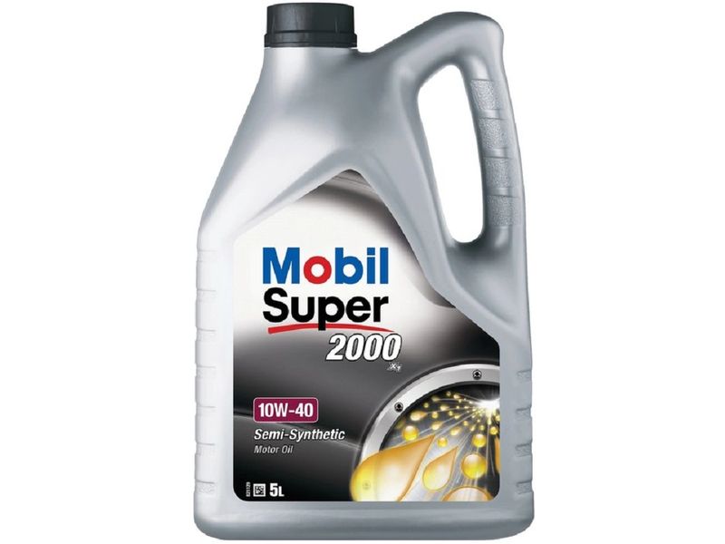 Mobil Motorenöl Super 2000 X1 10W-40, 5 l Motorenöl für Otto- und Dieselmotoren