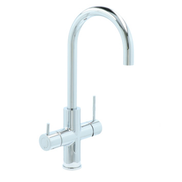 Handson kokendwaterkraan Ace met hendel Chroom Incl. 4 liter kokend water boiler