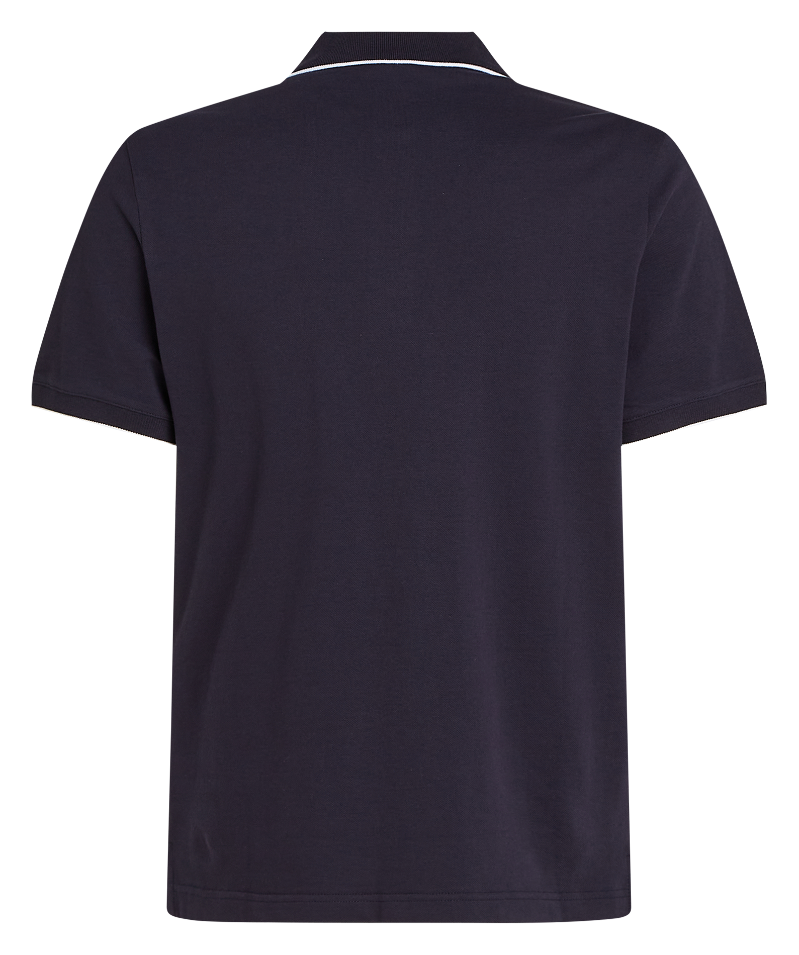 Polo slim-fit en coton piqué| Bleu
