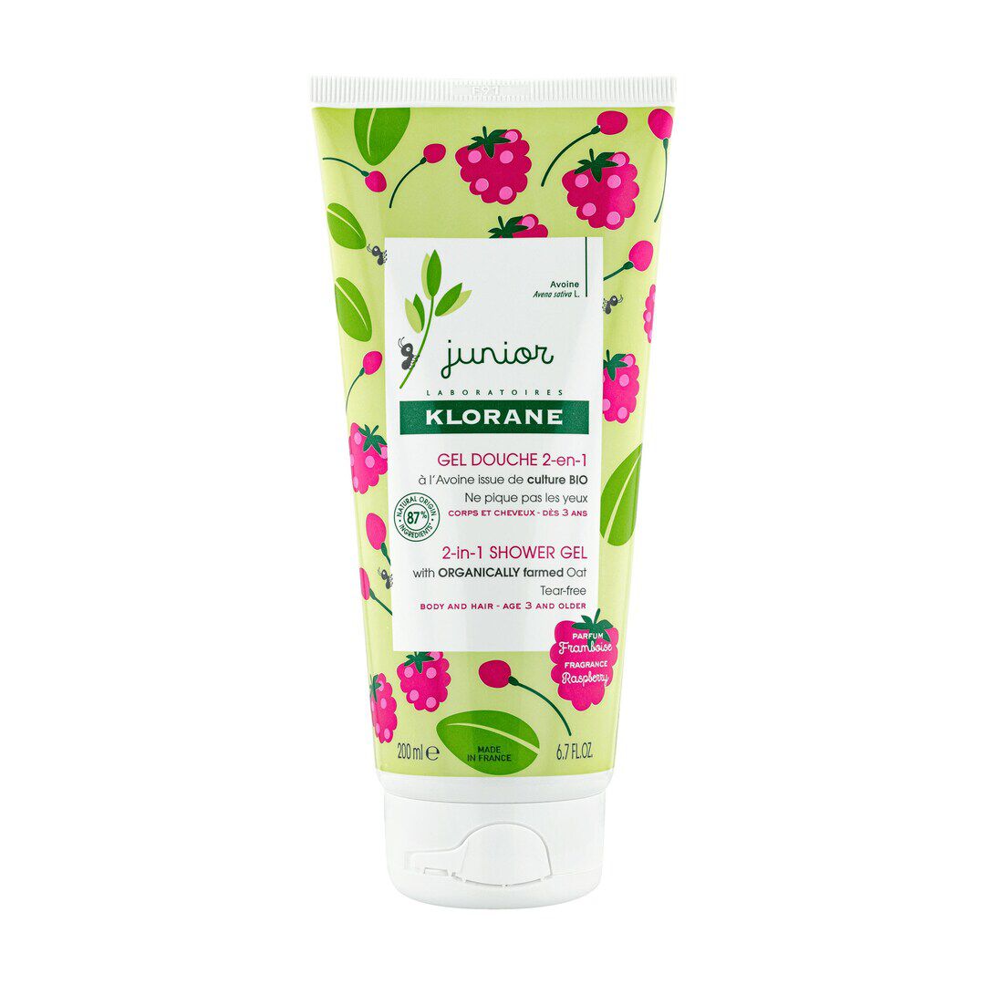 KLORANE  Gel Duche e Champô Framboesa - 200ml