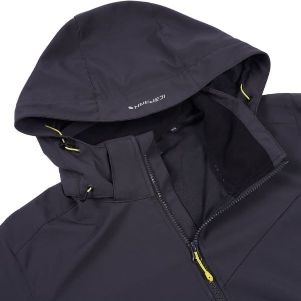Softshell randonnée ICEPEAK BARMSTEDT SOFTSHELL JACKET ANTHRACITE