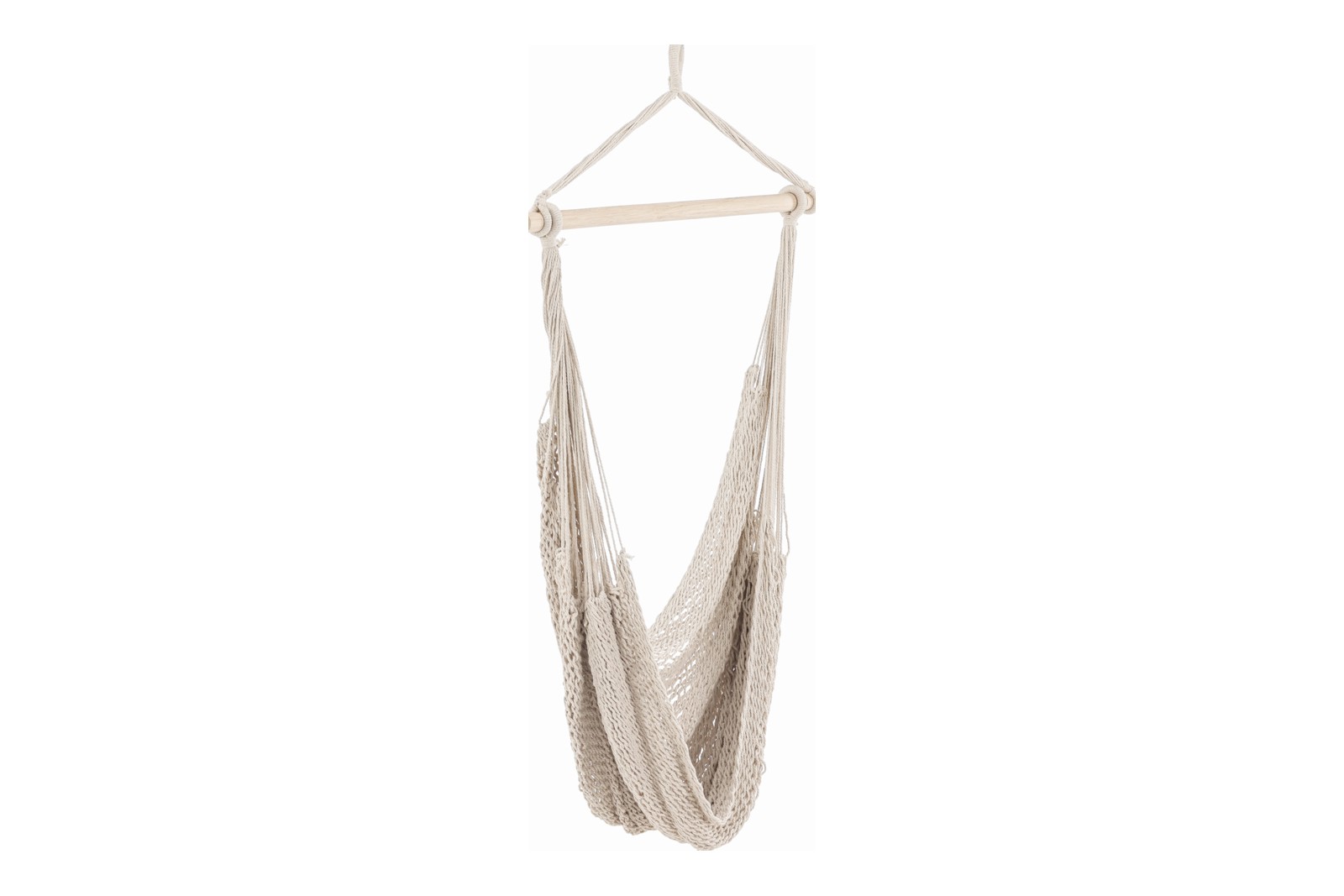 Kalino hengestol Beige tekstil.