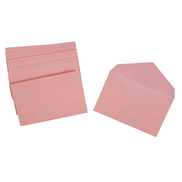 GPV enveloppes commerciales, papier, Elections, 90 x 140 mm, bande auto-adhésive, rose (Boîte de 1000)
