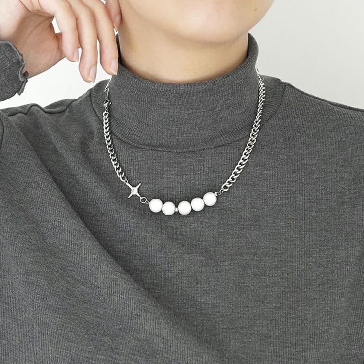 Malikasa - Hartvormige hanger van roestvrij staal, choker/armband (verschillende ontwerpen)