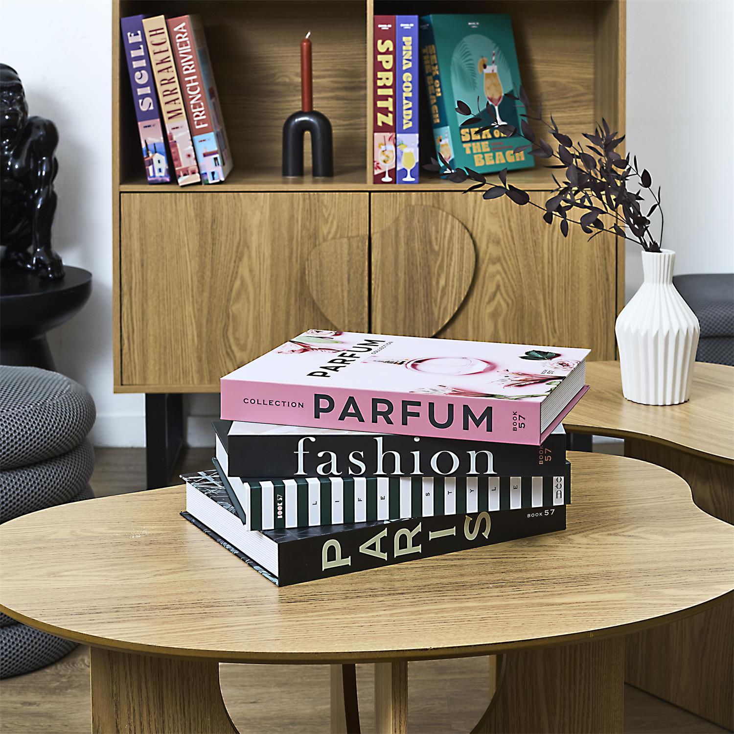 LIVRE RANGEMENT DECO PARIS LIFESTYLE 33X25CM