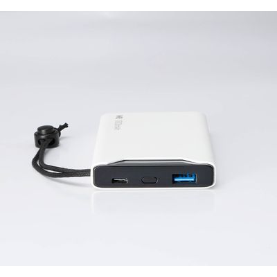 We - Powerbank / batterie de secours - 10000 mAh - port USB-A +1 port USB-C / 18W - blanc