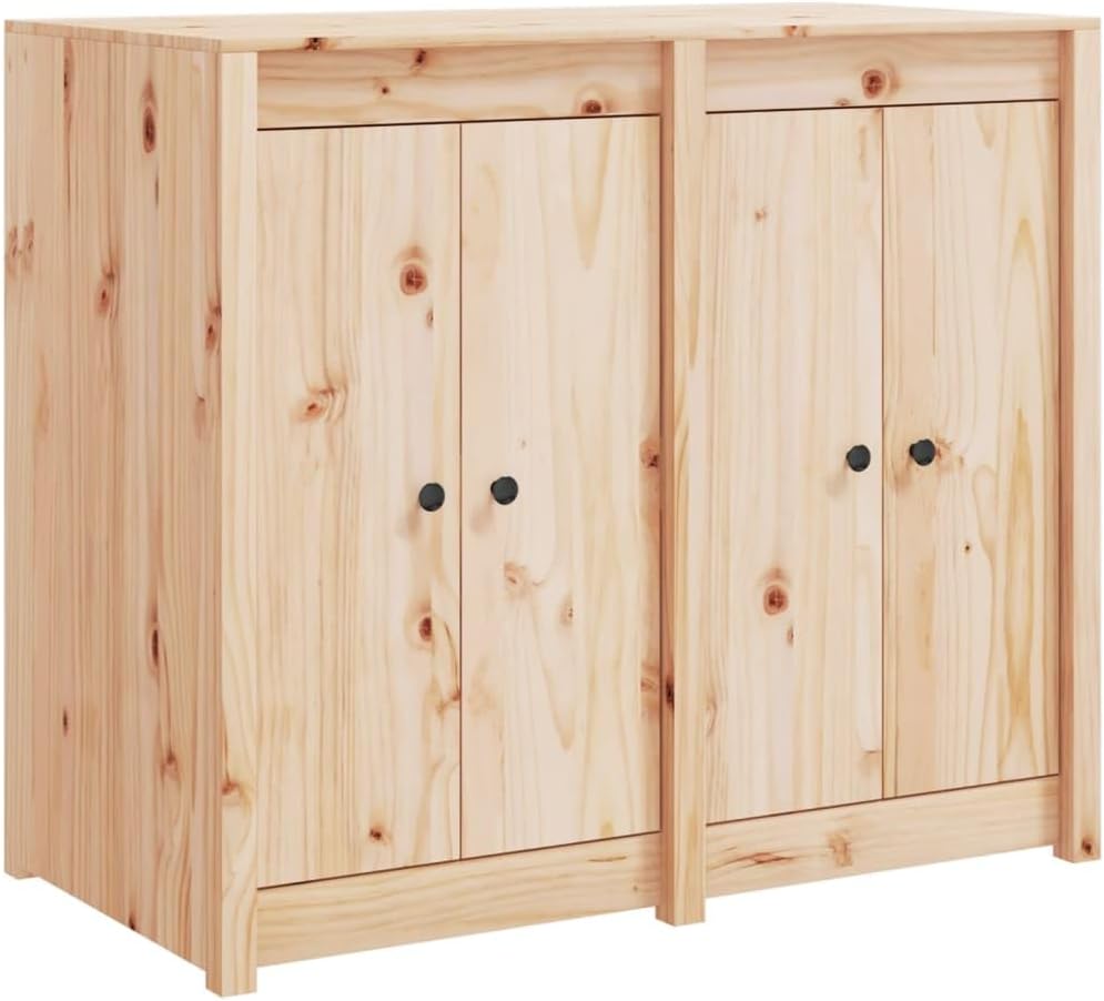 vidaXL Outdoor Küchenschrank, Gartenschrank mit viel Stauraum, Küchenzeile Unterschrank mit modularem Design, Außenküche Schrank Terrassenschrank, Massivholz Kiefer