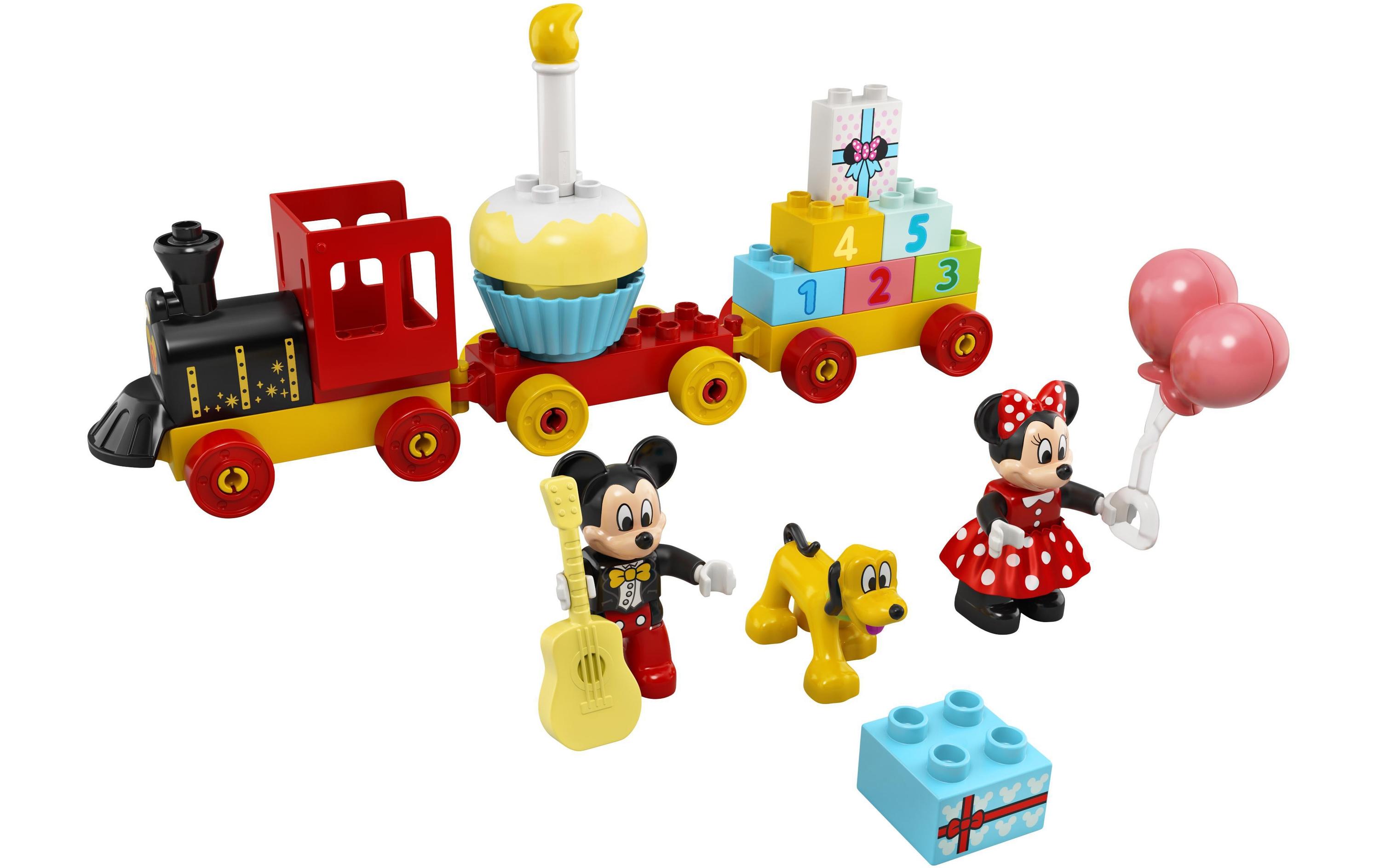 DUPLO® Mickys & Minnies Geburtstagszug 10941Disney Geburtstagszug für entwicklungsförderndes Spielvergnügen