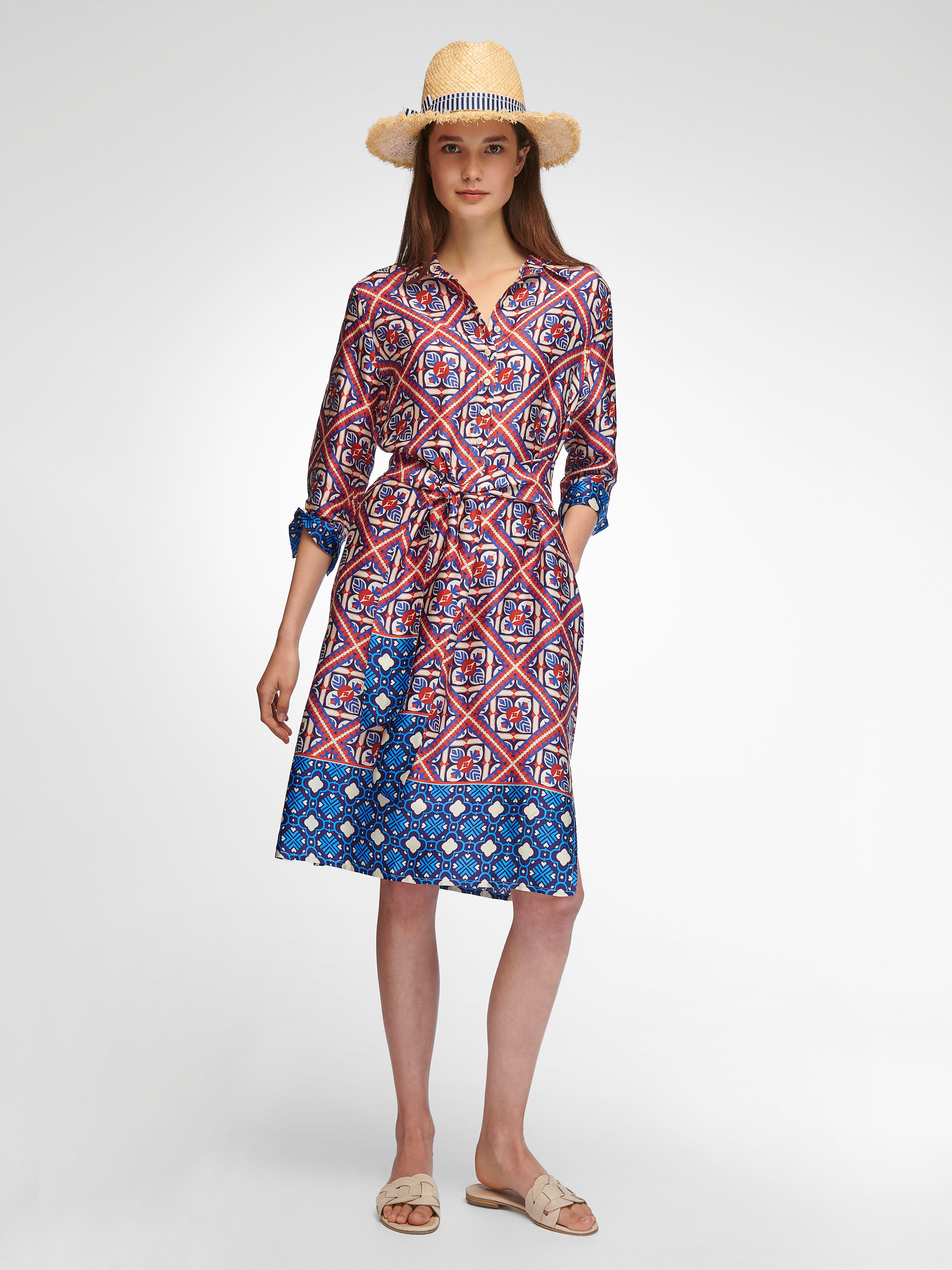 Kleid mit 3/4-Arm