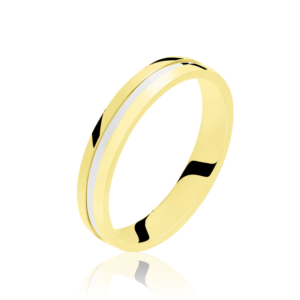 Alliance Jodelle Ruban Plat Or Bicolore