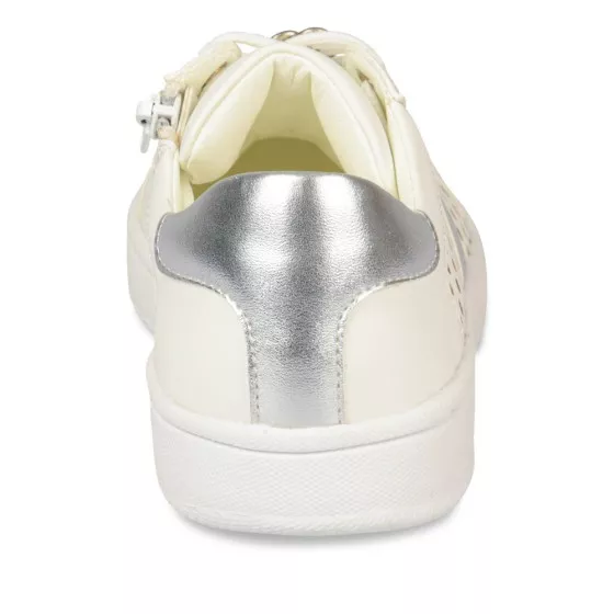 Baskets BLANC LOVELY SKULL