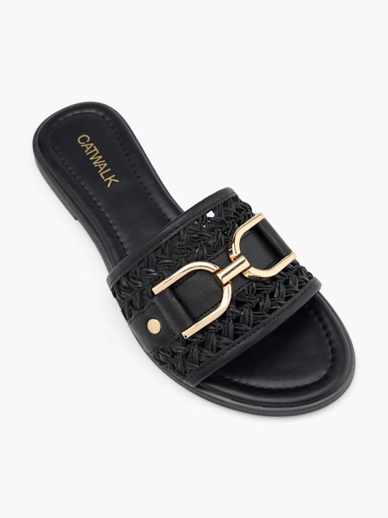 Catwalk Pantolette Schwarz