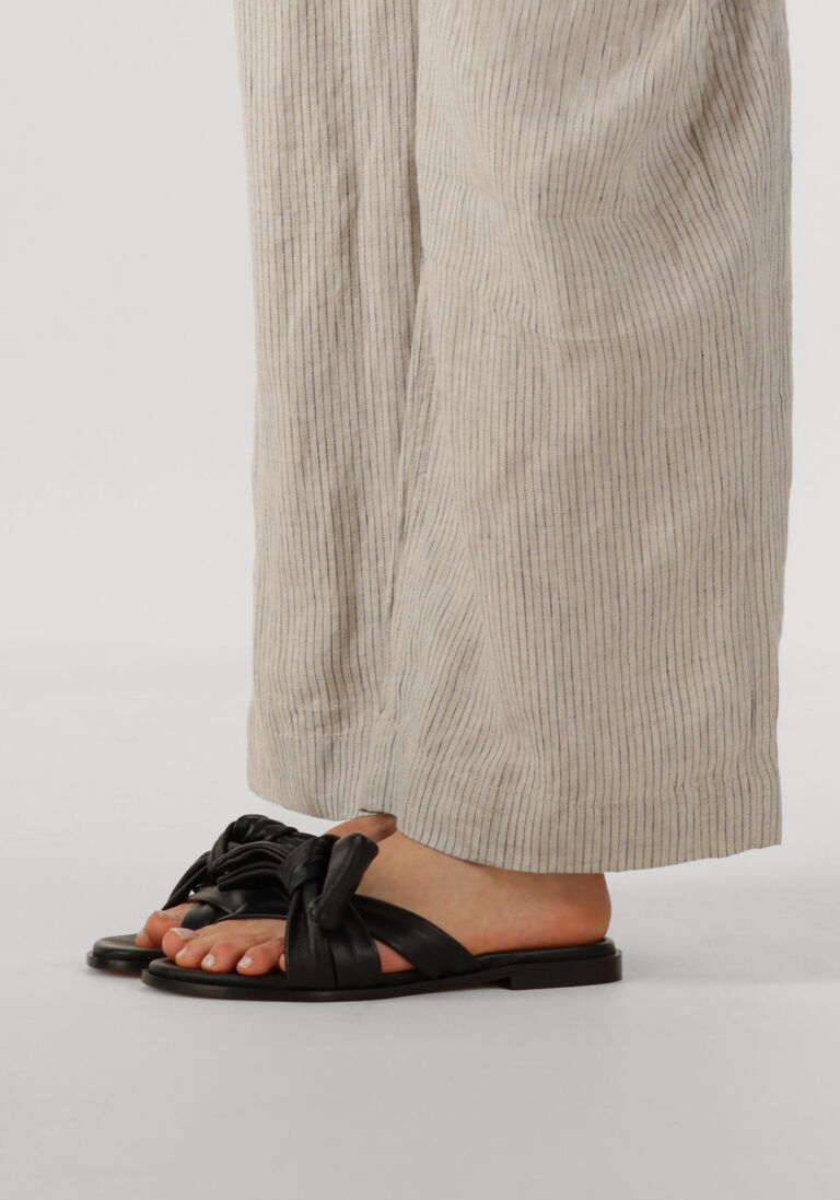 zwarte stefano lauran slippers 24153