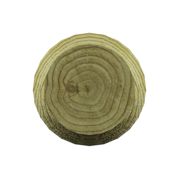 Tuinpaal rond grenen hout geïmpregneerd 6 x 150 cm