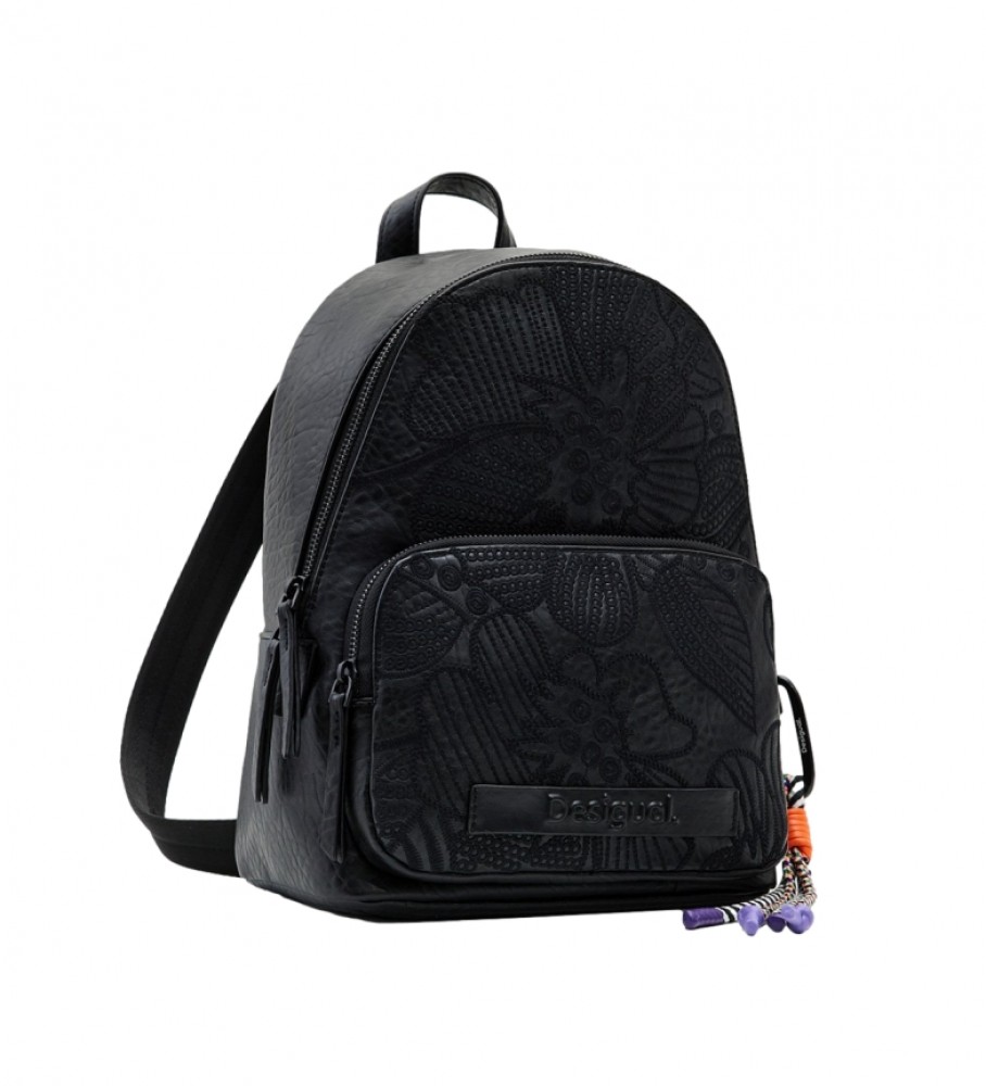 Mochila pequena Desigual Alpha Mombasa, preta