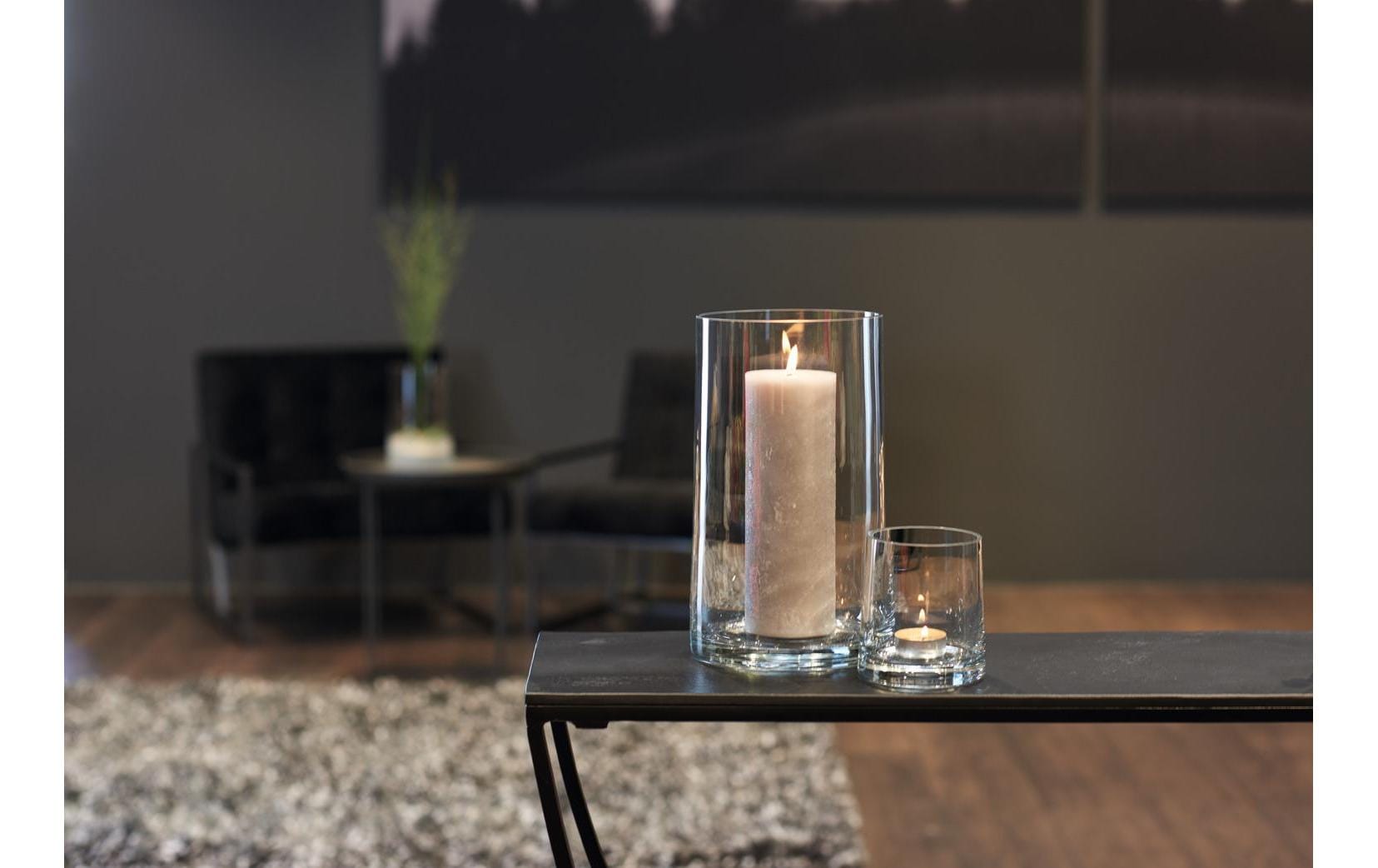 Vase Novara 26 cm 2 Stück, TransparentVase aus Kalk-Natron-Glas, Transparent
