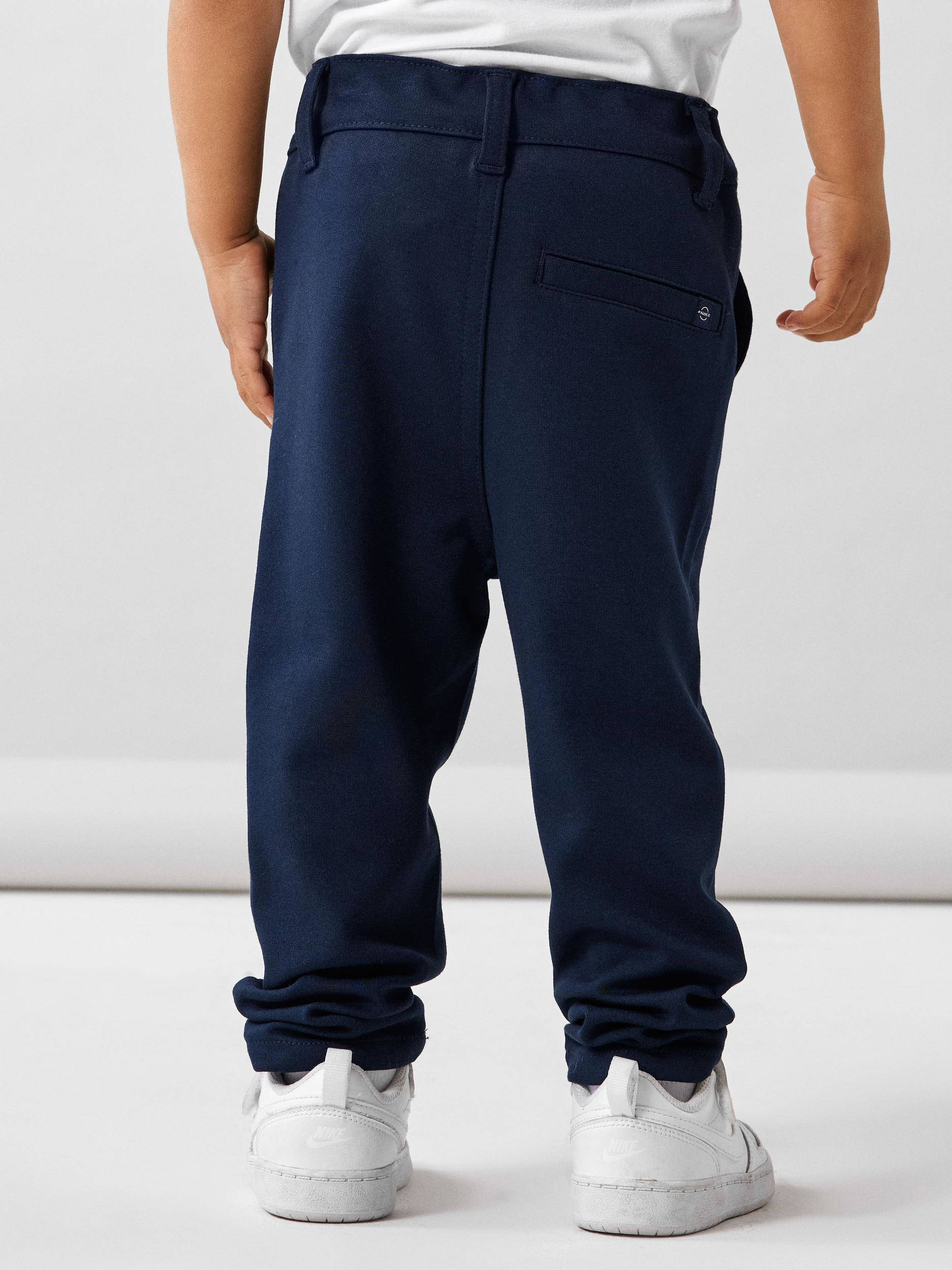NAME IT regular fit broek NMMSILAS donkerblauw