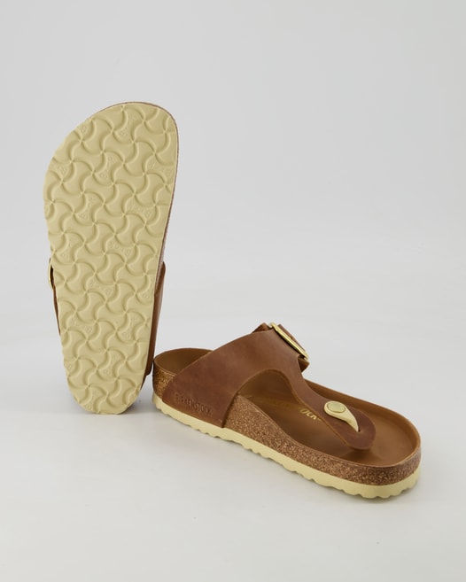 Birkenstock Gizeh Big Buckle Zehentrenner in Braun