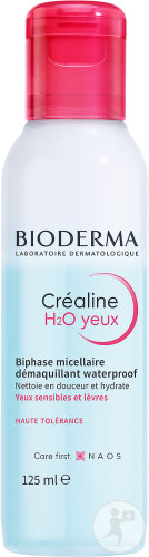 Bioderma Créaline H2O Yeux Biphase Micellaire Démaquillant Yeux Sensibles Et Lèvres 125ml
