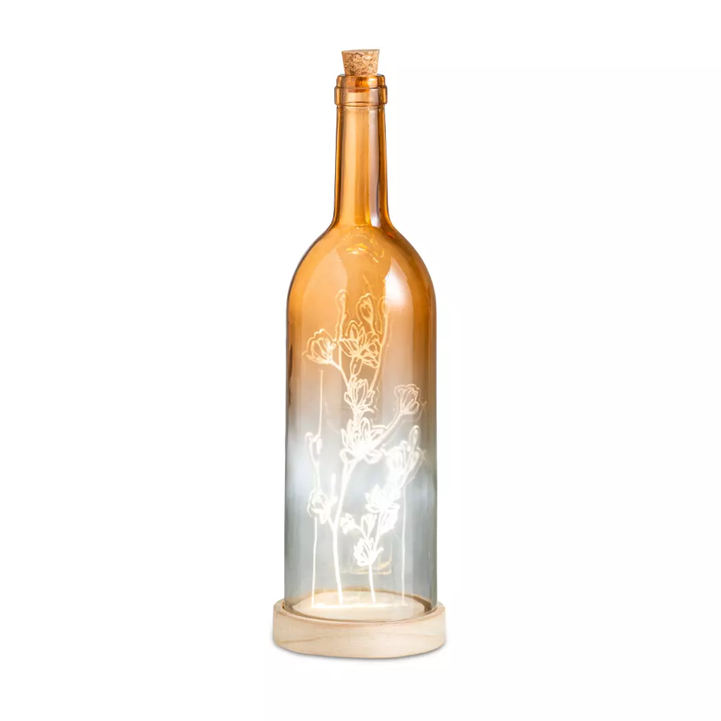 Deko-Leuchte LED Flasche