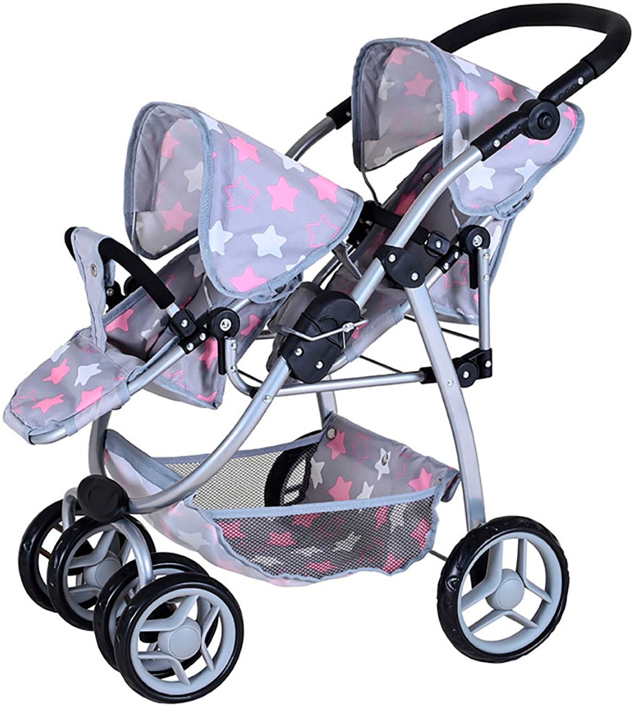 Knorrtoys® Puppen-Zwillingsbuggy »Milo«