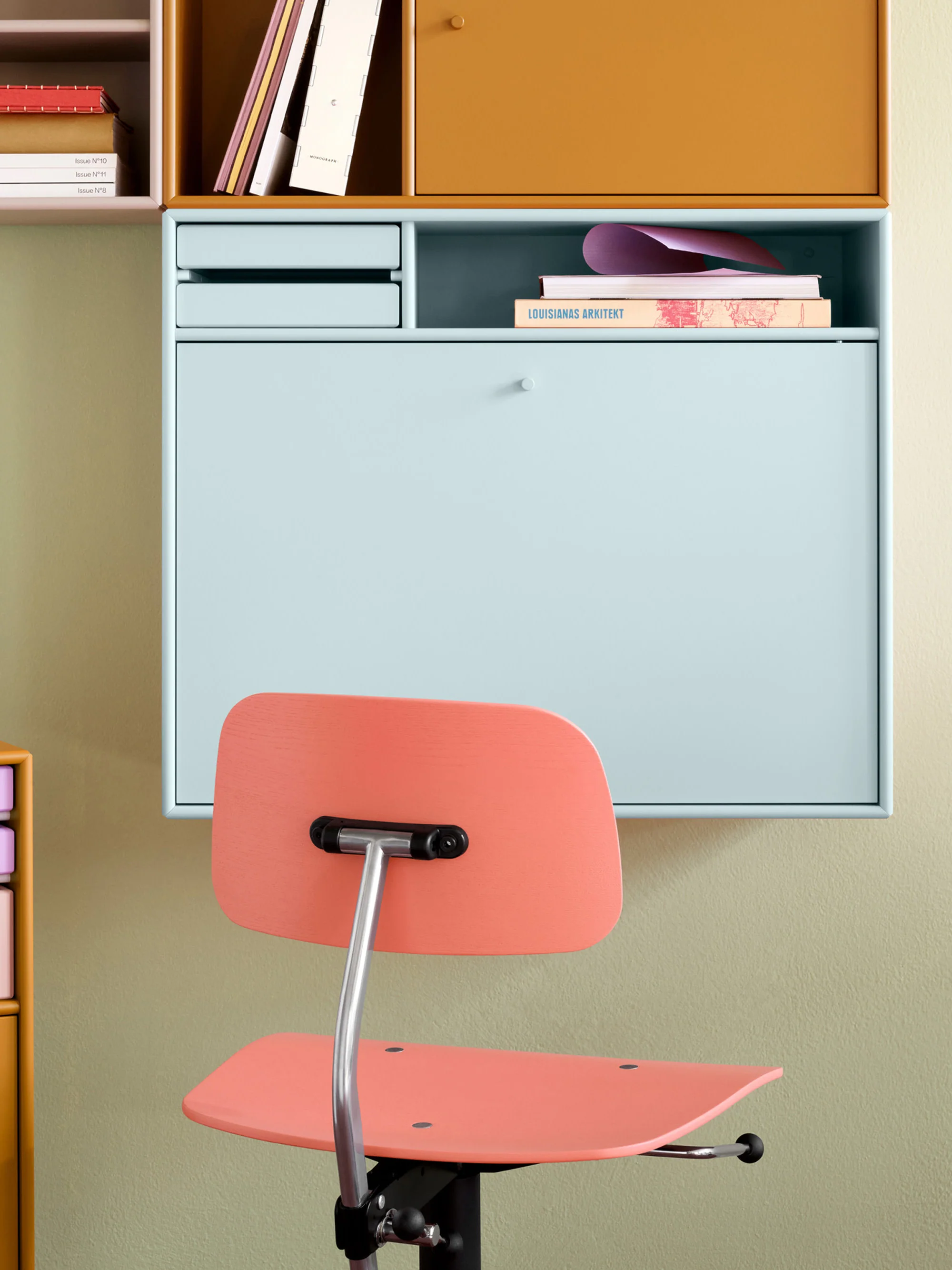 Handgemaakt wandbureau Studio