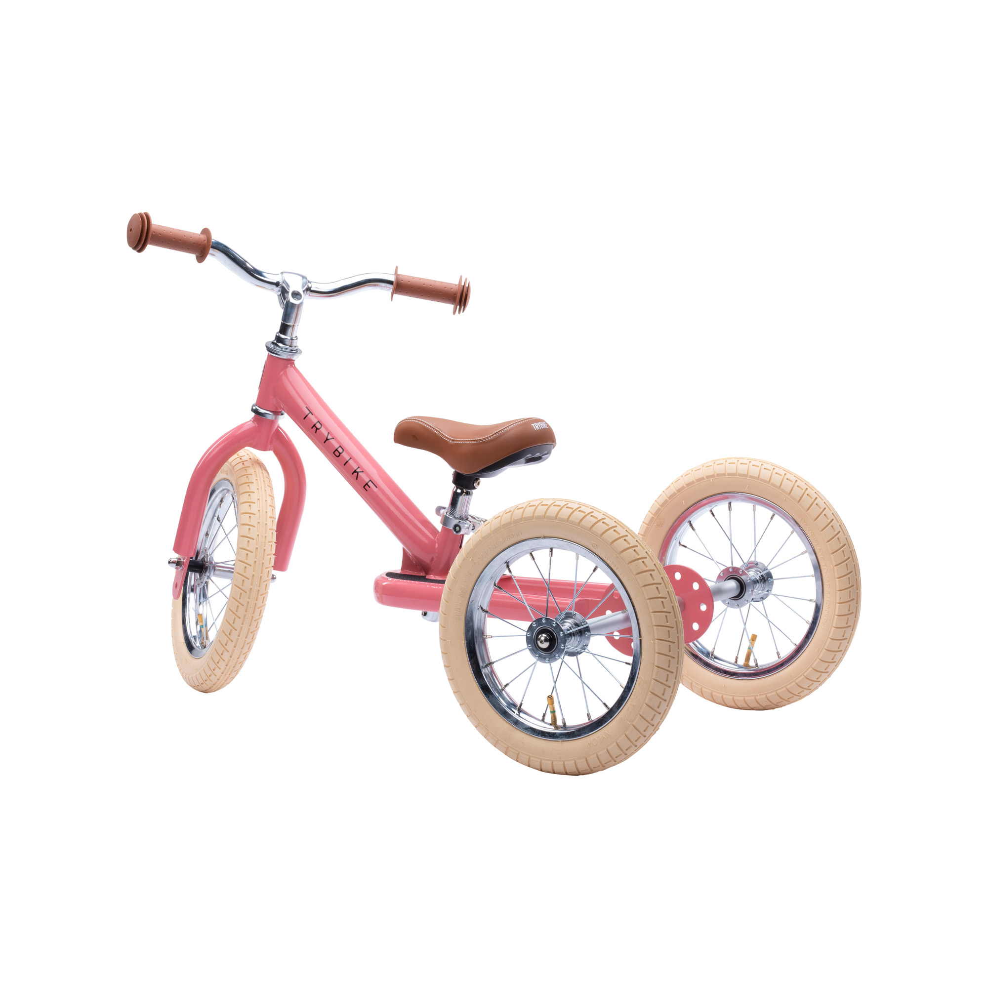 2-in-1-loopfiets Trybike set pink