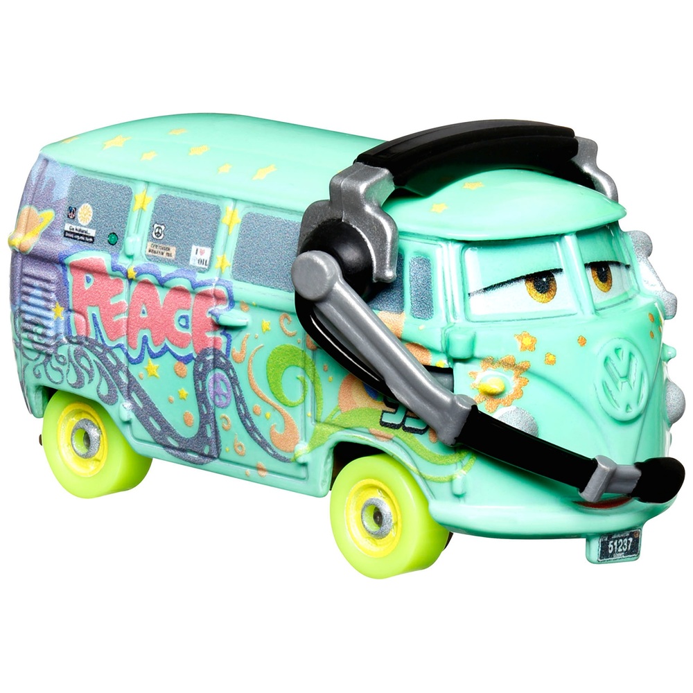 Pixar Cars Glow Racers 1:55 Fillmore Die-Cast Fahrzeug
