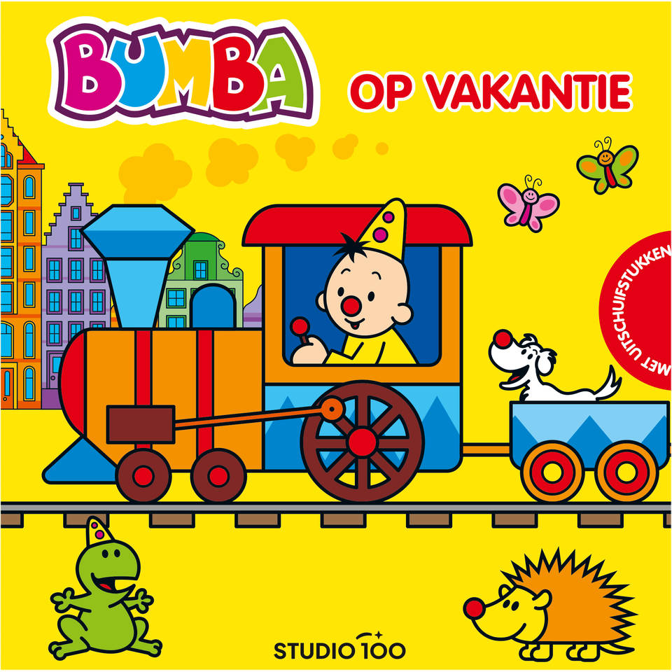 Bumba uitschuifbaar kartonboek Op vakantie