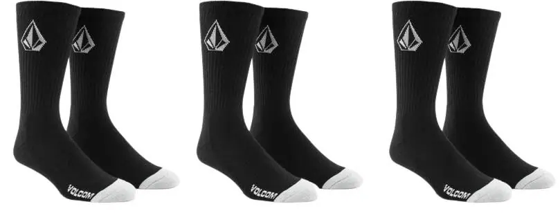 Volcom Full Stone Strømper 3-Pak | SkatePro