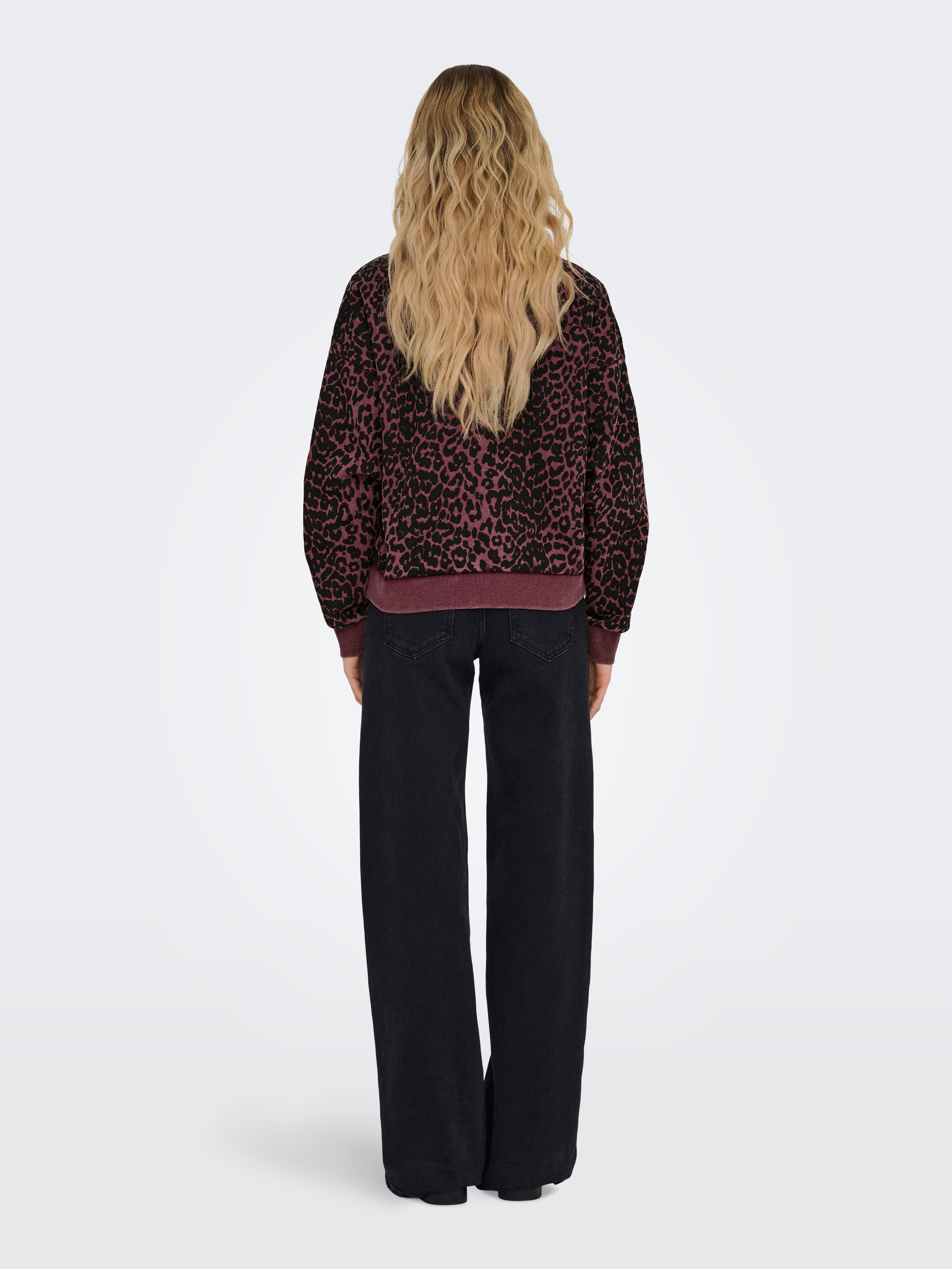 ONLVOICE Sweatshirt Burgundy