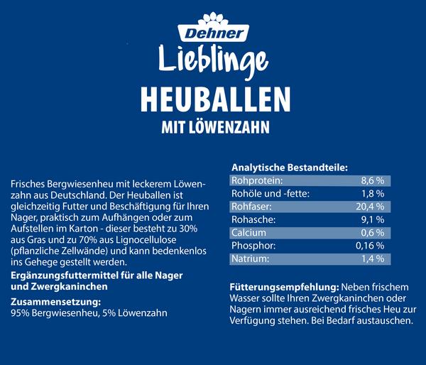 Dehner Lieblinge Heuballen Probierset, 4 x 400