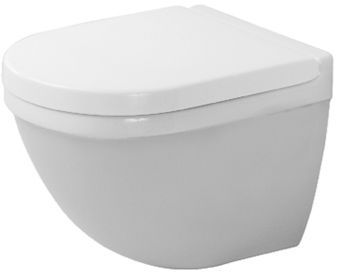 Duravit Starck 3 wandcloset diepspoel Compact 48cm m. verdekte bevestiging m. WG wit