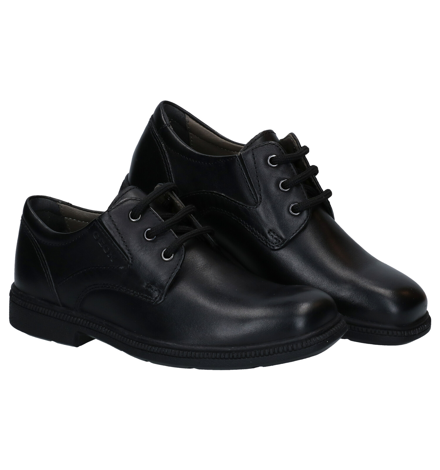Veterschoenen zwart