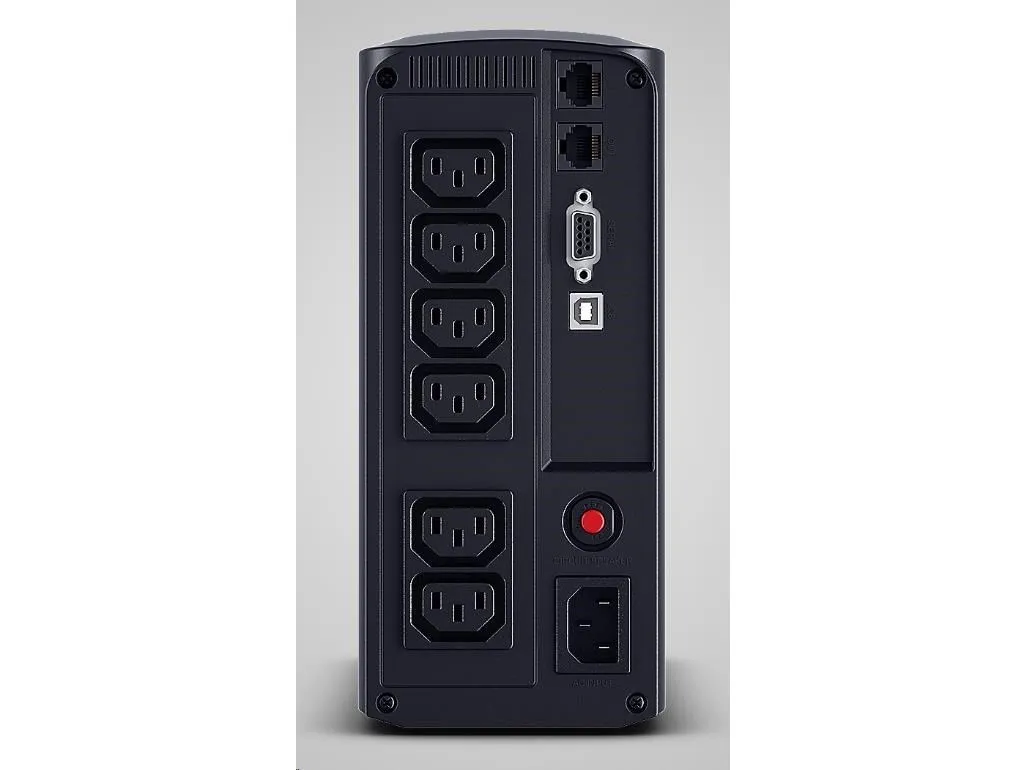 CyberPower Value Pro VP700EILCD - UPS - AC 230 V - 390 Watt - 700 VA - 1-faset - RS-232, USB - output-stikforbindelser: 6 - sort