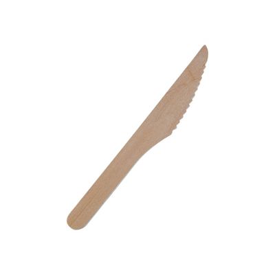 Guillin Servipack - 50 Couteaux bois 16,5 cm