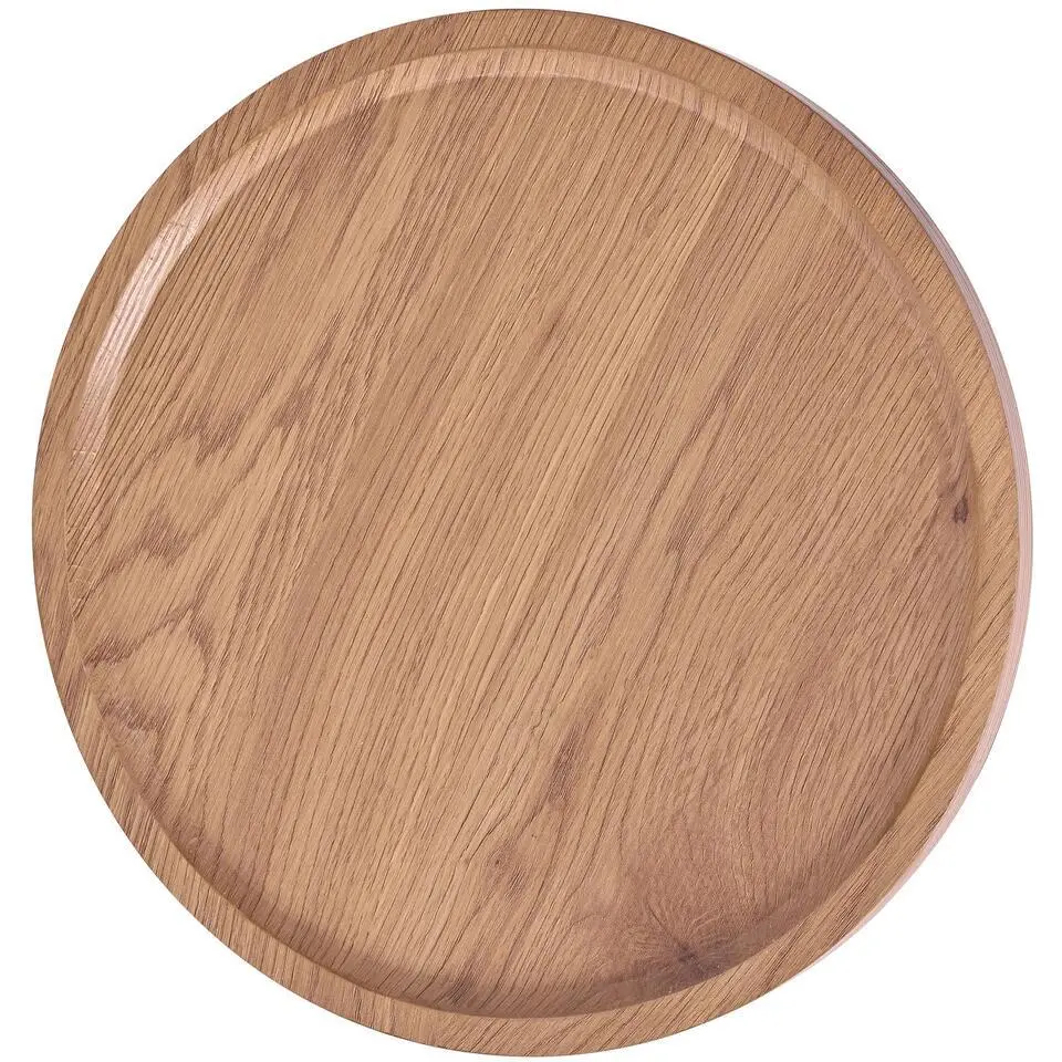 CLP Bijzettafel Aspen mat zwart Frame - Hout - natura