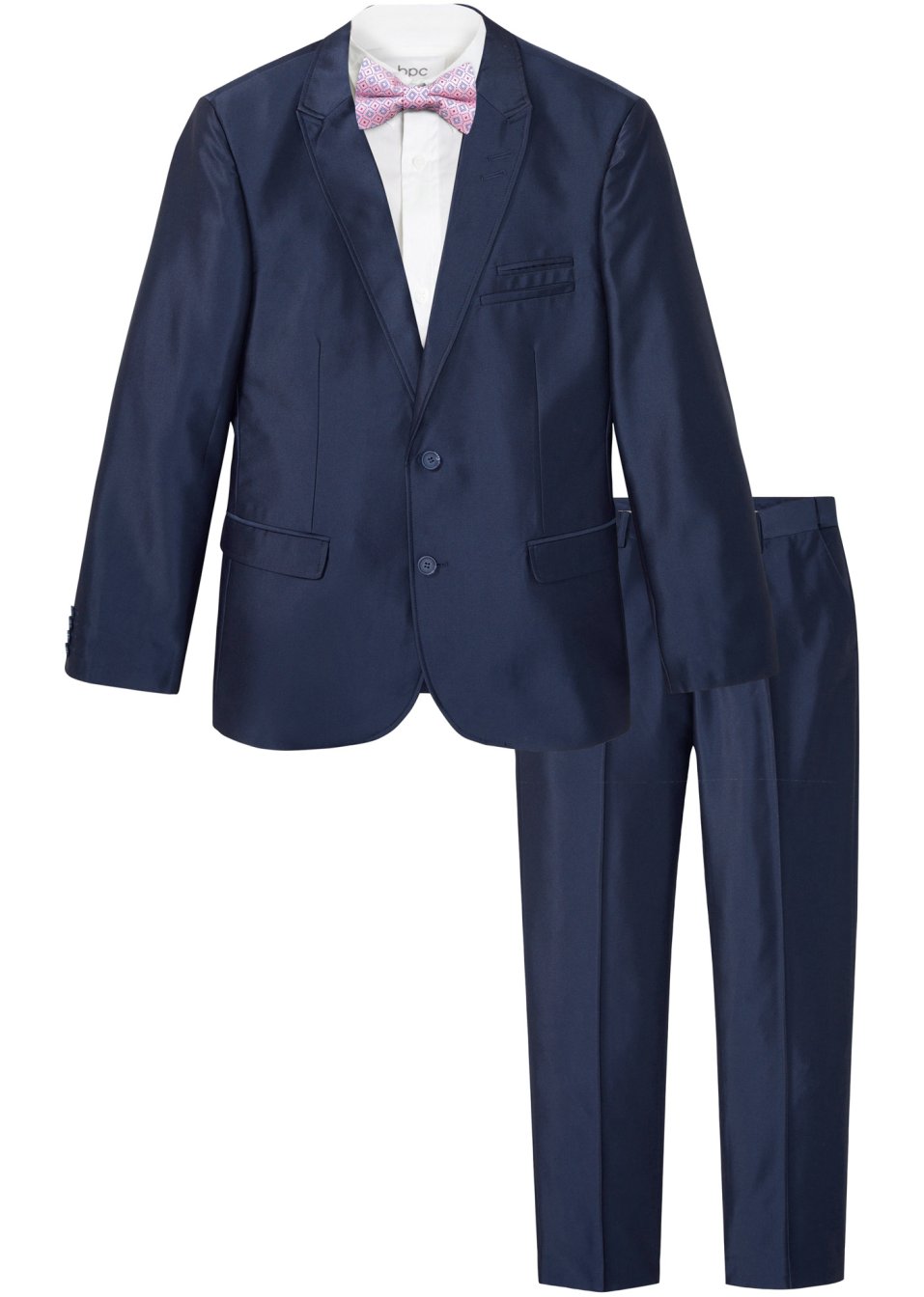 Costume de marié Slim Fit (Ens. 3 pces.) : veste, pantalon, nœud