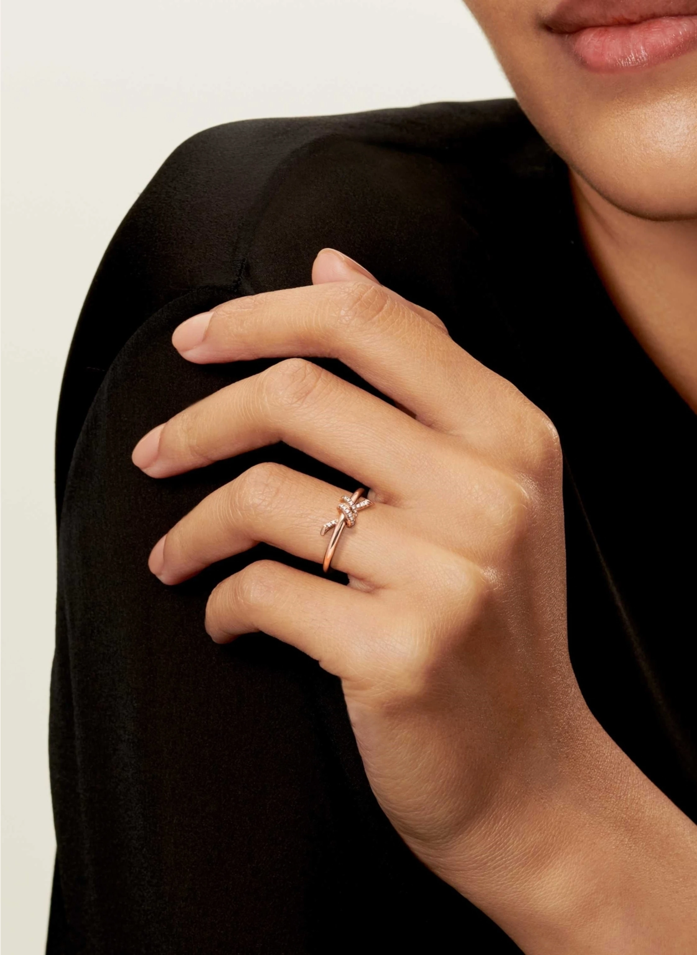 TIFFANY & Co. Tiffany Knot RING aus 18 Karat Roségold