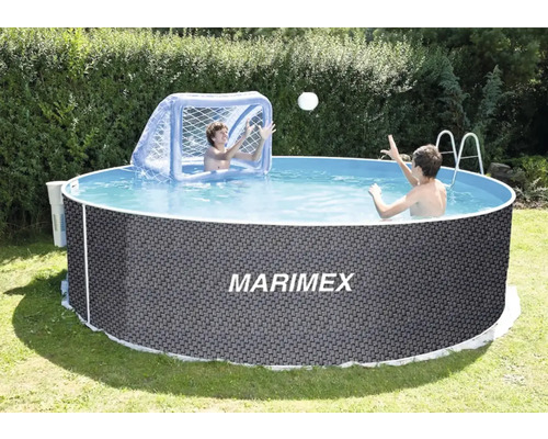 Marimex Orlando bovengronds stalen wandzwembad Ø 366x122 cm zonder accessoires, rotan
